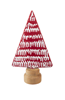 Embossed Red Tree on Stand