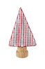 Embossed Red Tree on Stand