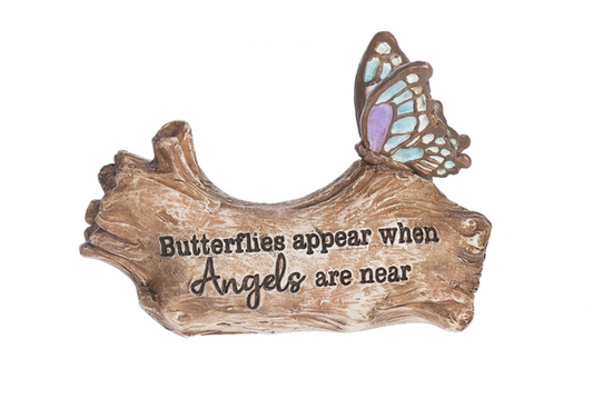 Butterflies Appear Blooming Butterfly Memorial Figurine