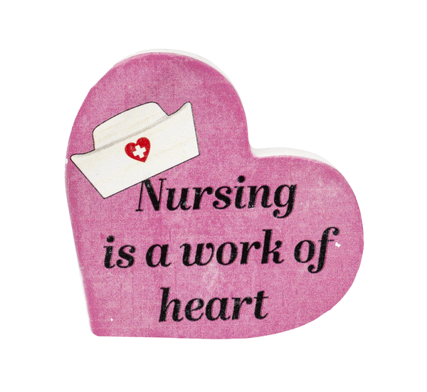 Nursing Is A Work Of Heart Block Sign
