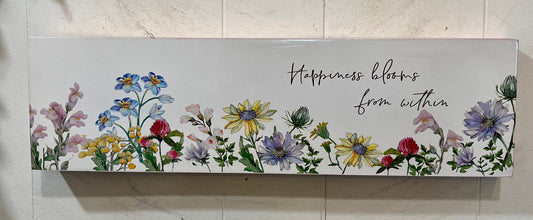 Wooden Painted Bird Sign