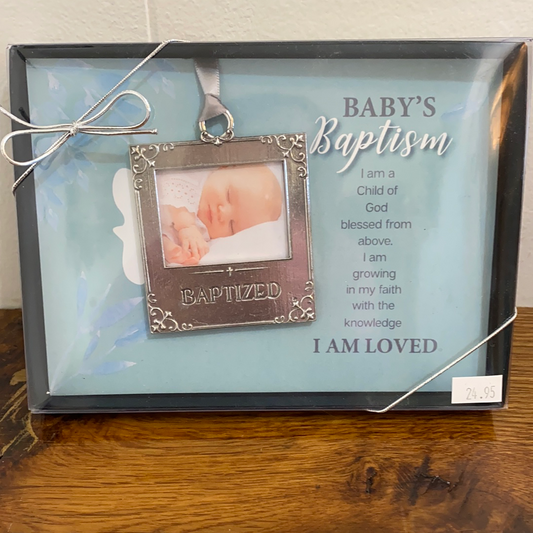 Baby Baptism Frame