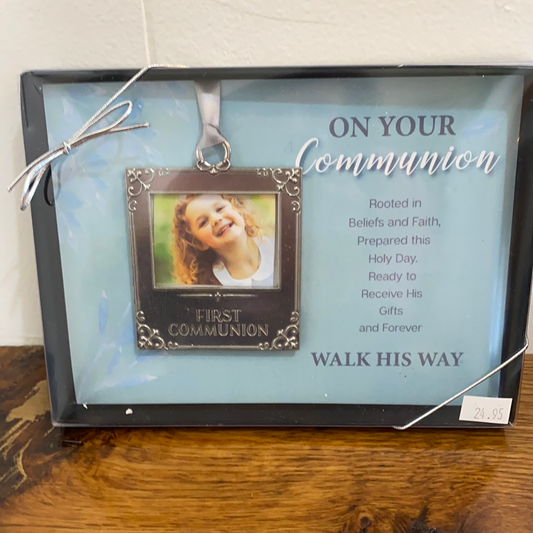 On your communion frame