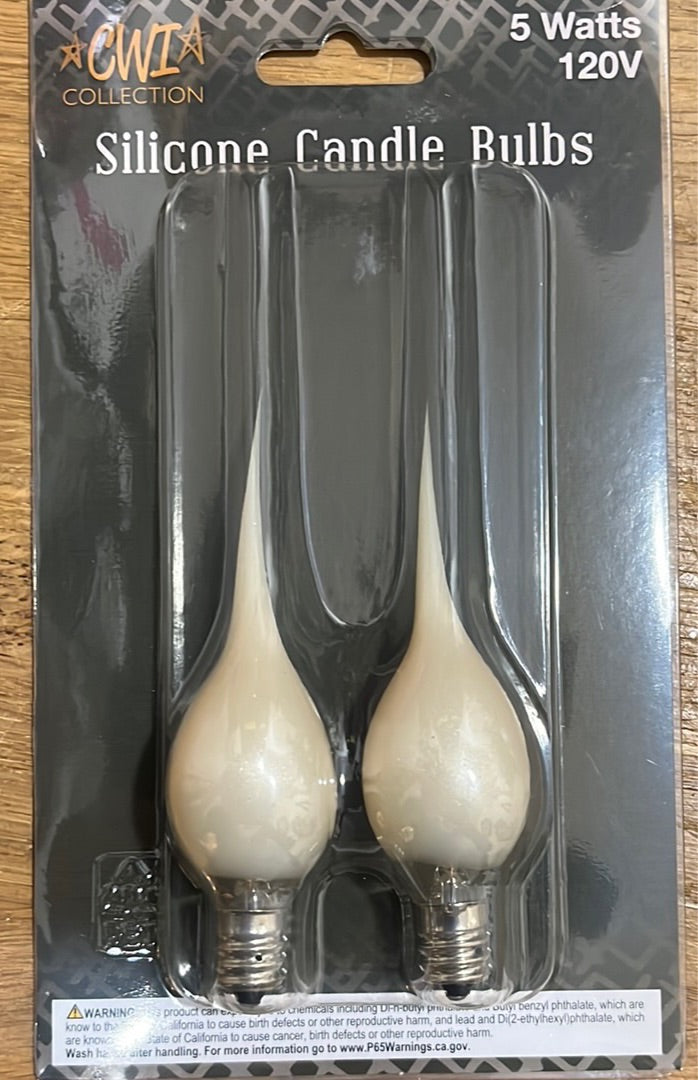 Silicone Candle Warm Bulb 2 pack - 5 Watt