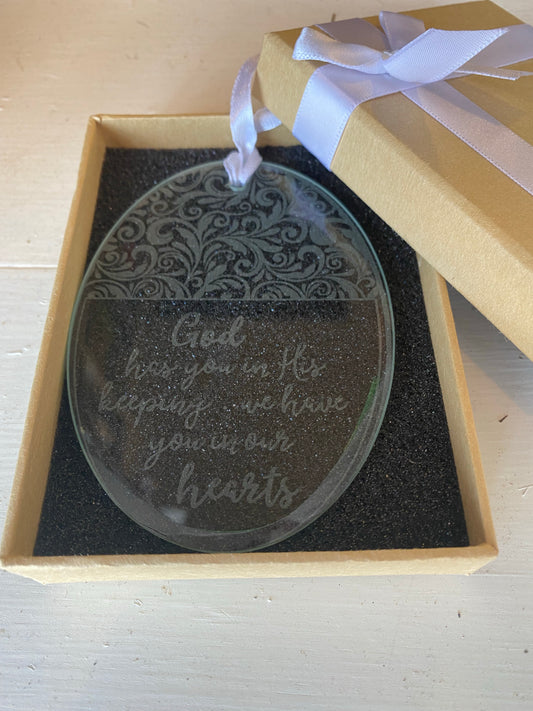 Ornament in his keeping