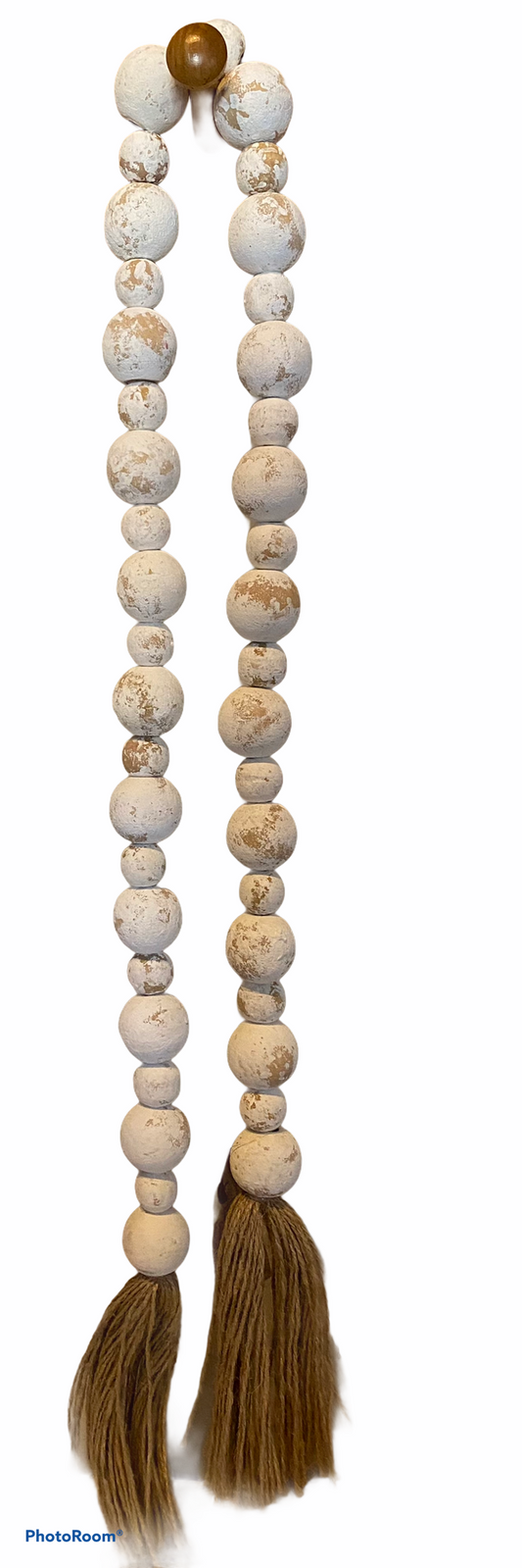 White Bead Garland
