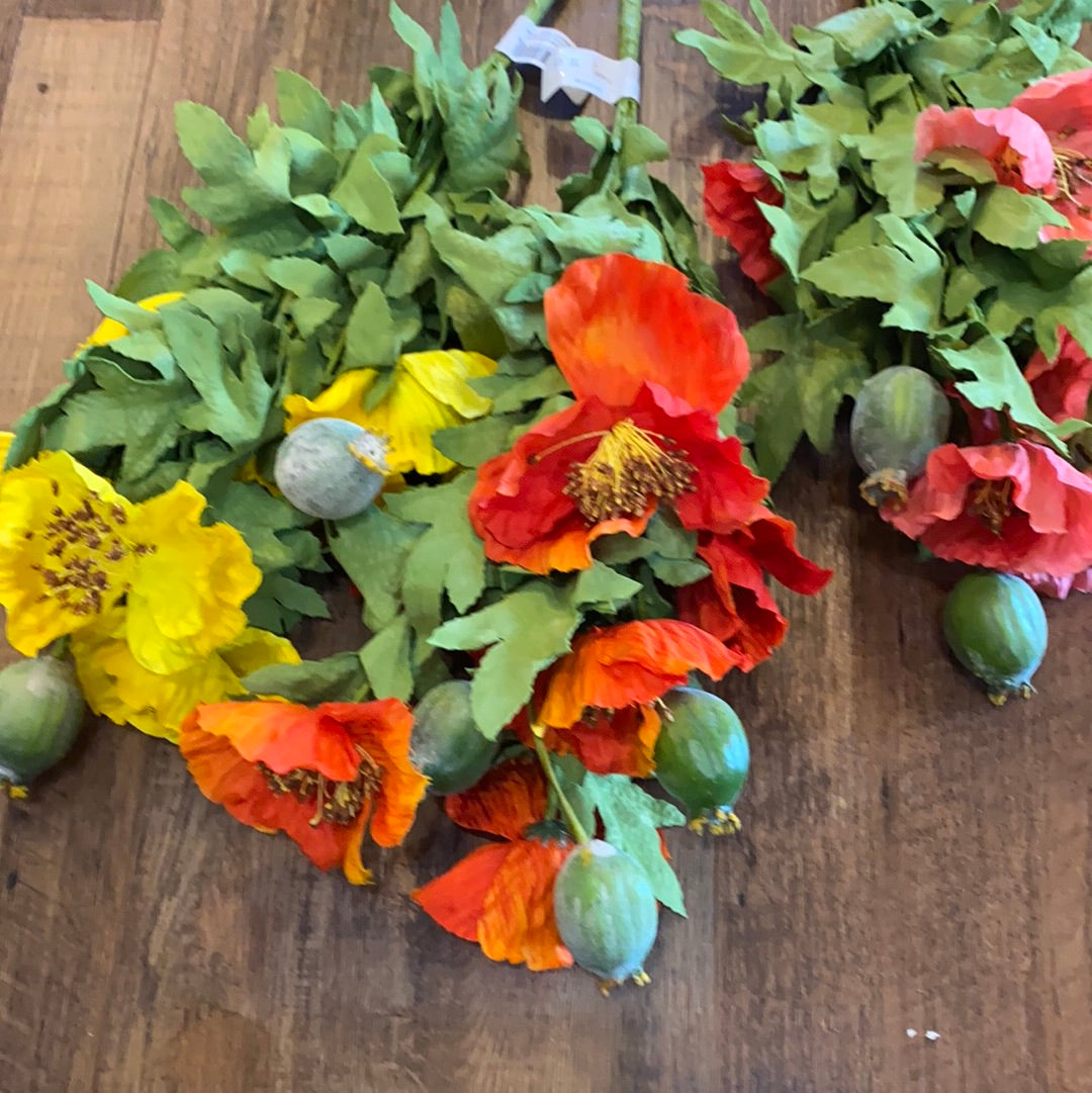 Poppy Flower Pick