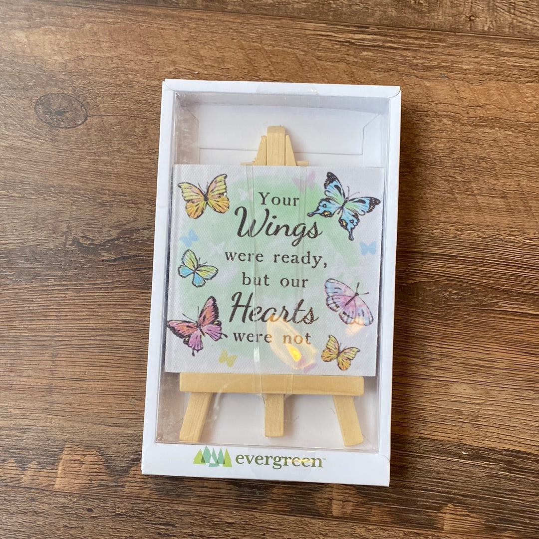 Your Wings Were Ready Mini Canvas