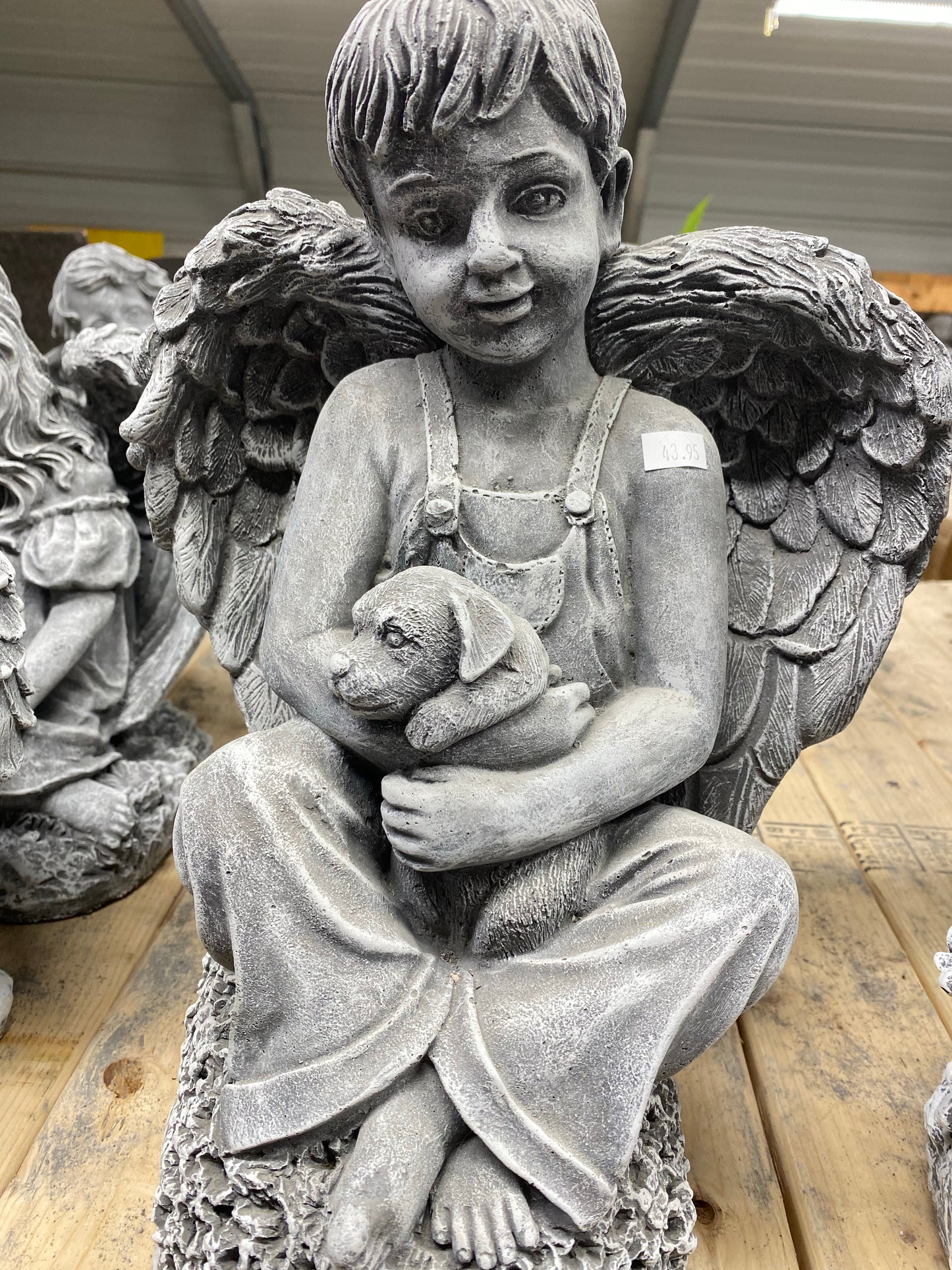 Boy Angel with Dog