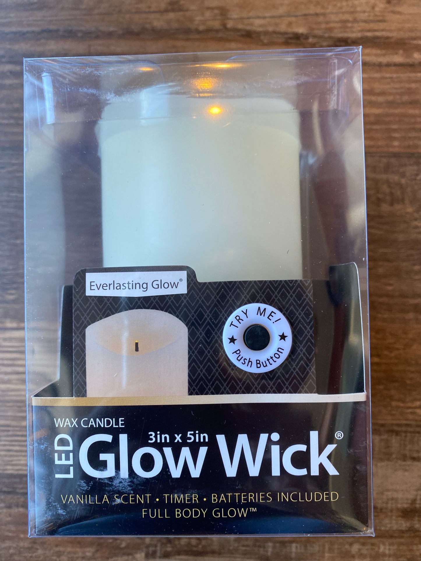 Glow Wick Candle 3x5