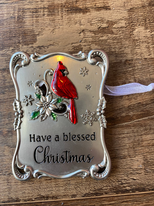 Cardinal Ornament/Stand