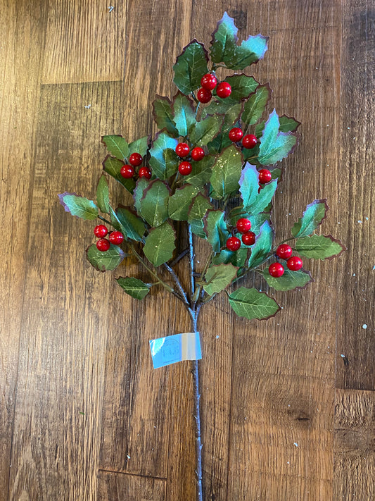 Holly and Berry Pick 14"