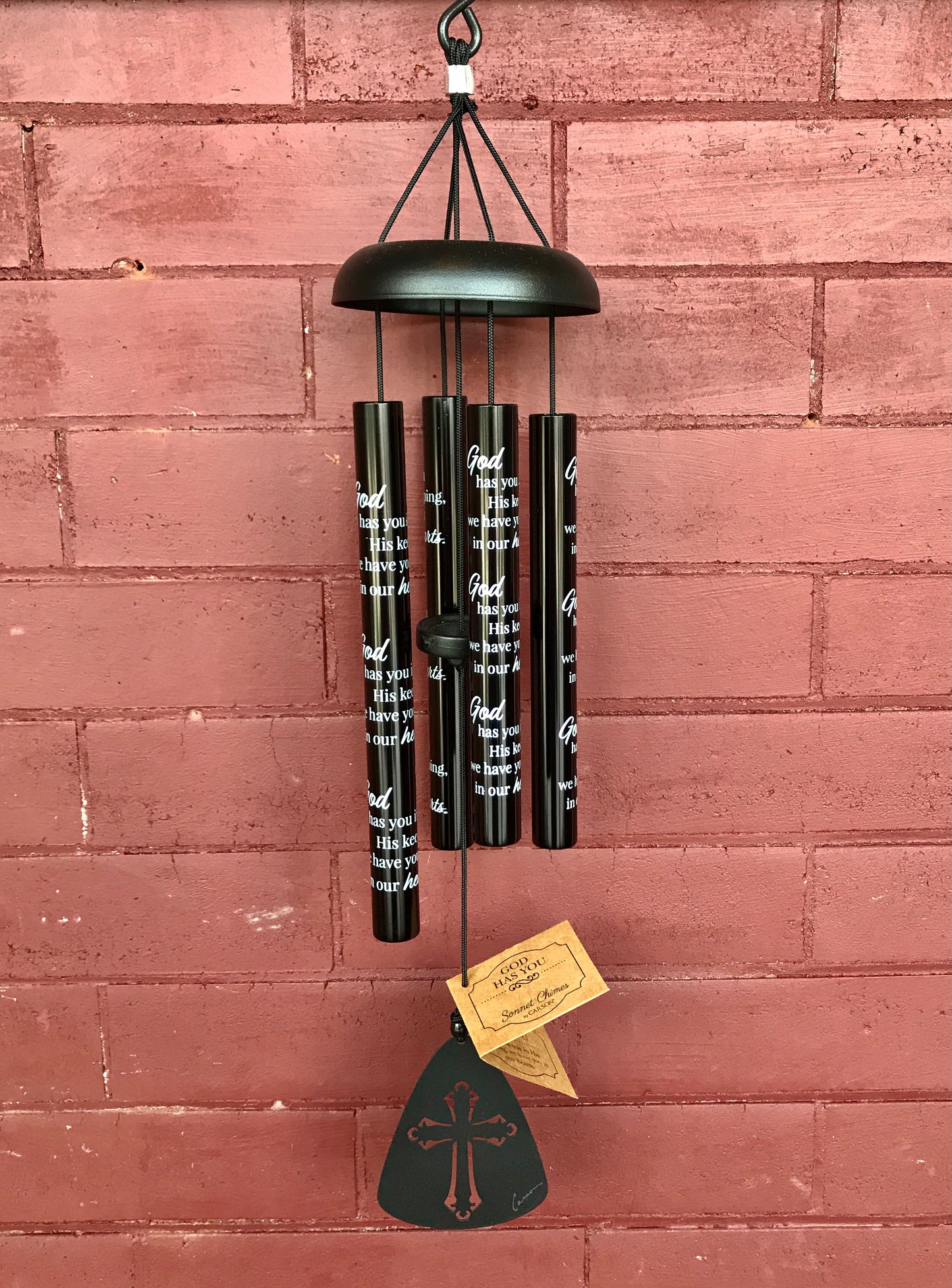 God Has You 21" Sonnet Chime Memorial Quote Windchime"
