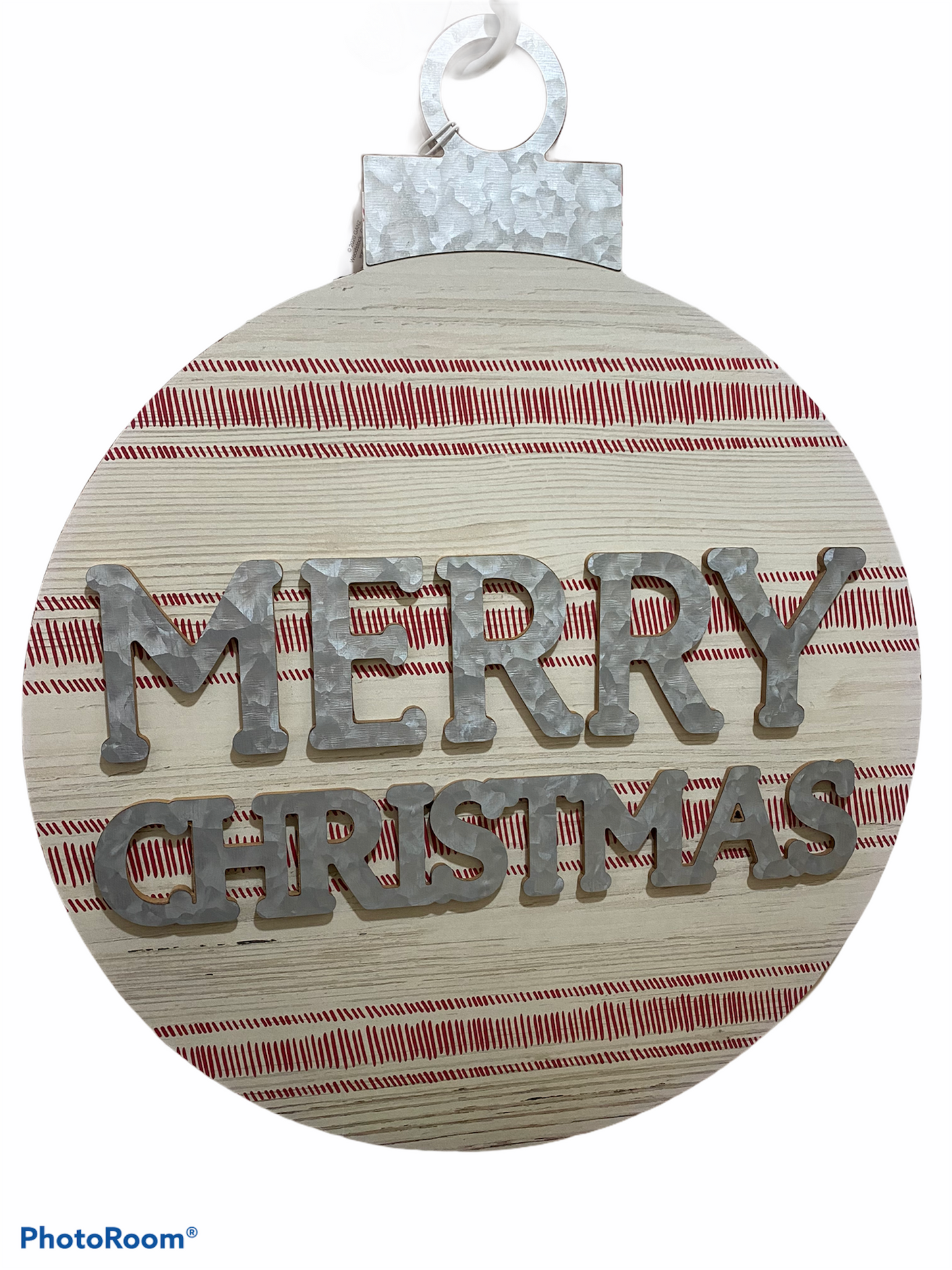 Large Print and Check Ornament Assorted