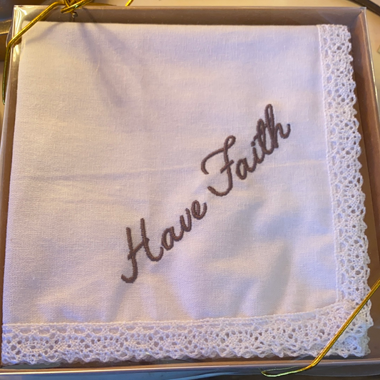 Handkerchief have faith