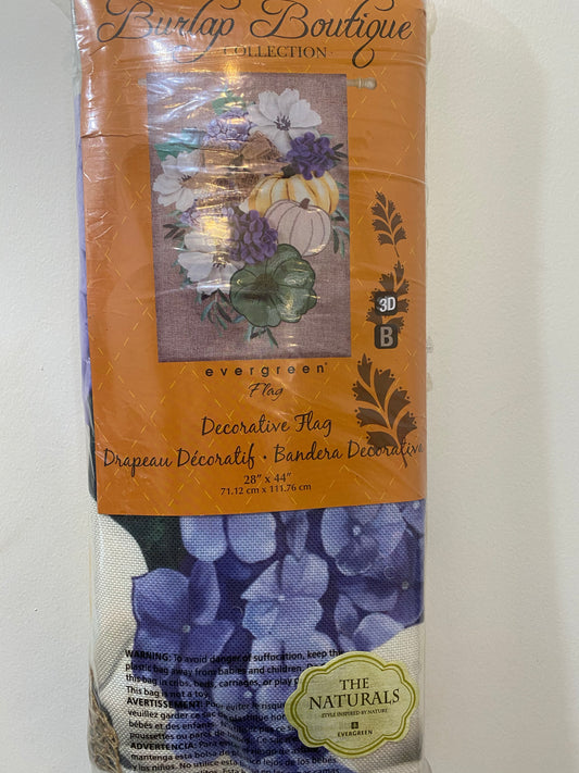 Autumn Floral House Flag