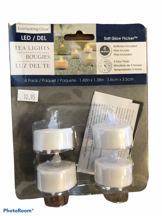 Everlasting Glow  Flame Drip tea lights