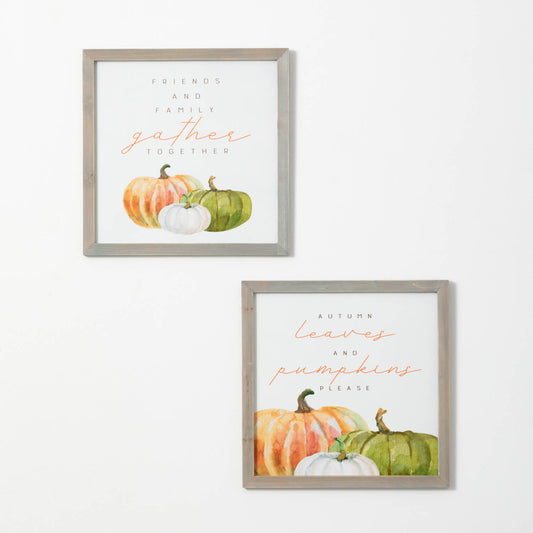 Pumpkin Wall Decor Picture